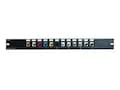 C2G Blank Keystone Multimedia Patch Panel 12-Port, 03857, 6307062, Patch Panels