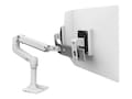 Ergotron LX Desk Dual Direct Arm, White, 45-489-216, 33540652, Stands & Mounts - Desktop Monitors Ergotron LX Desk Dual Direct Arm, White, 45-489-216, 33540652, Stands & Mounts - Desktop Monitors