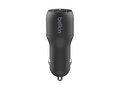 Belkin 24W Dual USB-A Car Charger with USB-A to USB-C Cable, Black, CCE001BT1MBK, 38407236, Batteries - Other