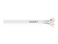 Black Box GigaTrue 550MHz Cat6 Solid Bulk Cable, PVC, Pull Box, White, 1000ft, EYN874A-PB-1000, 8586149, Cables Black Box GigaTrue 550MHz Cat6 Solid Bulk Cable, PVC, Pull Box, White, 1000ft, EYN874A-PB-1000, 8586149, Cables
