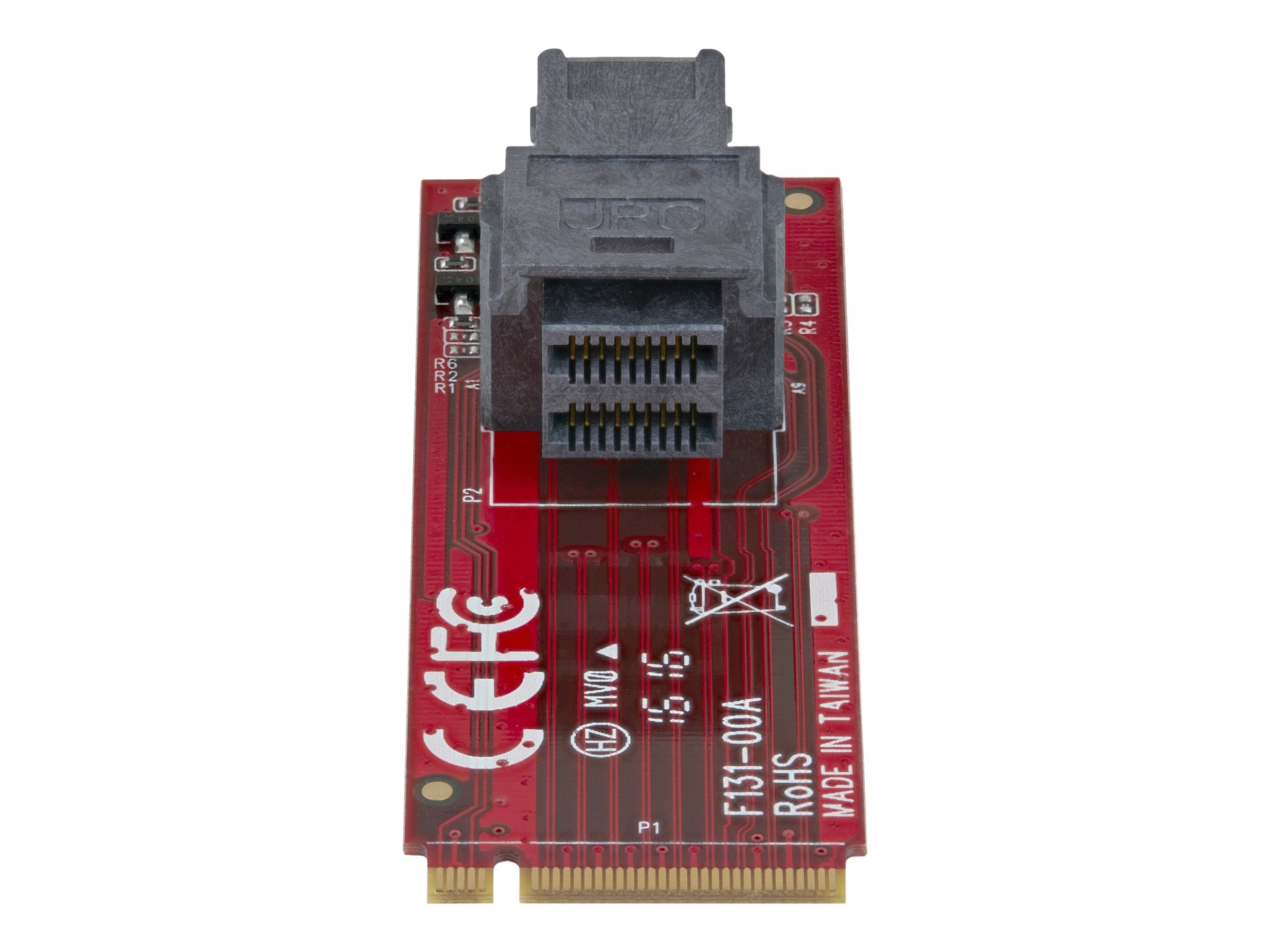 StarTech.com U.2 (SFF-8643) to M.2 PCIe 3.0 x4 Host Adapter Card for 2.5”  U.2 NVMe SSD