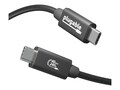Plugable 240W EPR USB4 Type-C Cable with E-Marker, 1m, USB4-240W-1M, 41562407, Cables
