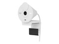 Logitech Brio 300 Webcam - Off-White (Retail), 960-001441, 41553136, WebCams & Accessories
