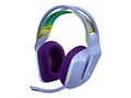 Logitech G733 LIGHTSPEED Wireless RGB Gaming Headset - Lilac, 981-000889, 41161828, Headsets (w/ microphone)