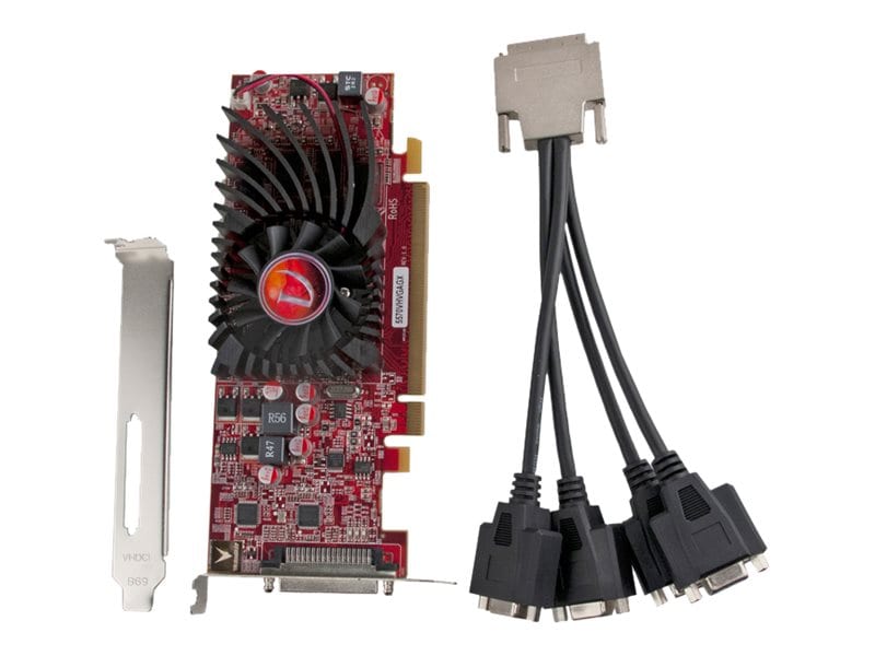 VisionTek Radeon HD 5570 PCIe Low-Profile Graphics Card, 1GB (900366)