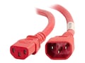 C2G Power Cord IEC 320-C14 to IEC 320-C13 14AWG, Red, 3ft, 17535, 33212641, Power Cords C2G Power Cord IEC 320-C14 to IEC 320-C13 14AWG, Red, 3ft, 17535, 33212641, Power Cords
