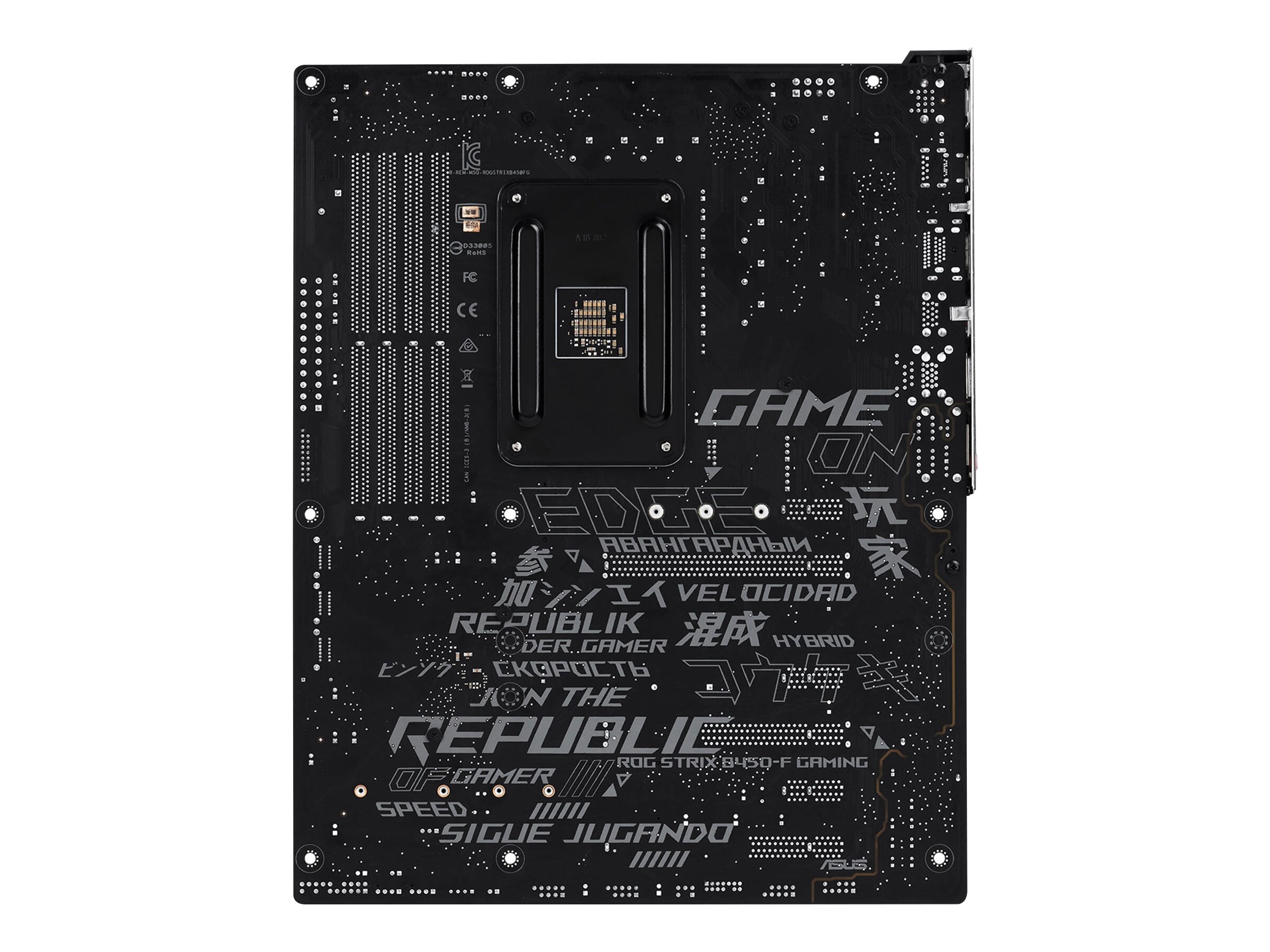 Asus Motherboard Amd Ryzen 2 Am4 Ddr4 Hdmi Dp M 2 Usb 3 1 Rog Strix B450 F Gaming