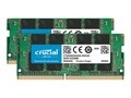 Crucial 64GB Kit 32GBx2 260 Pin SOD, CT2K32G4SFD832A, 38342161, Memory