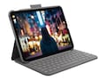 Logitech Slim Folio for iPad 10.9-inch (10th generation) - Oxford Grey, 920-011368, 41603090, Carrying Cases - Other