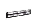 Hubbell HPJ Multimedia Jack Panel - patch panel - 2U - 19, HPJ48, 41652575, Patch Panels