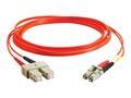 C2G Fiber Optic Patch Cable LC-SC 62.5 125um Duplex Multimode, 30m, 33162, 5722125, Cables