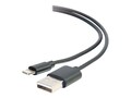 C2G USB Type A to Lightning M M Sync and Charging Cable, Black, 1m, 35499, 15982166, Cables