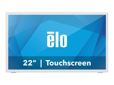 Elo Touch Solutions 21.5 2270L Full HD LED-LCD PCAP Touchscreen Anti-Glare Monitor - White, E265991, 41604462, Monitors - Touchscreen