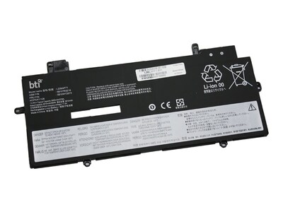 BTI 4-cell 15.44V Li-Ion Battery for ThinkPad X1 Carbon (Gen 9   10   11), X1 Yoga (Gen 6   7   8), L20C4P71-BTI, 41709264, Batteries - Notebook