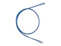 Panduit CAT6 UTP Copper Patch Cord, Blue, 10ft, UTP28SP10BU, 16676718, Cables