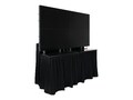 Jelco 2-Piece Drape Kit, Black, for Dual RotoLift ELU-50RX2 Units, EL-28, 17234292, Monitor & Display Accessories