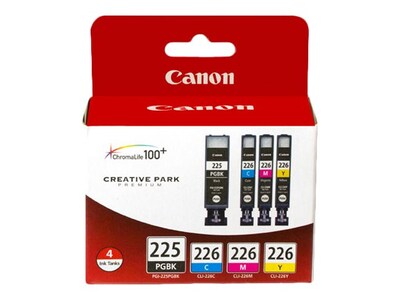 Canon PGI-225 CLI-226 4 Color Pack, 4530B008, 11647150, Ink Cartridges & Ink Refill Kits - OEM