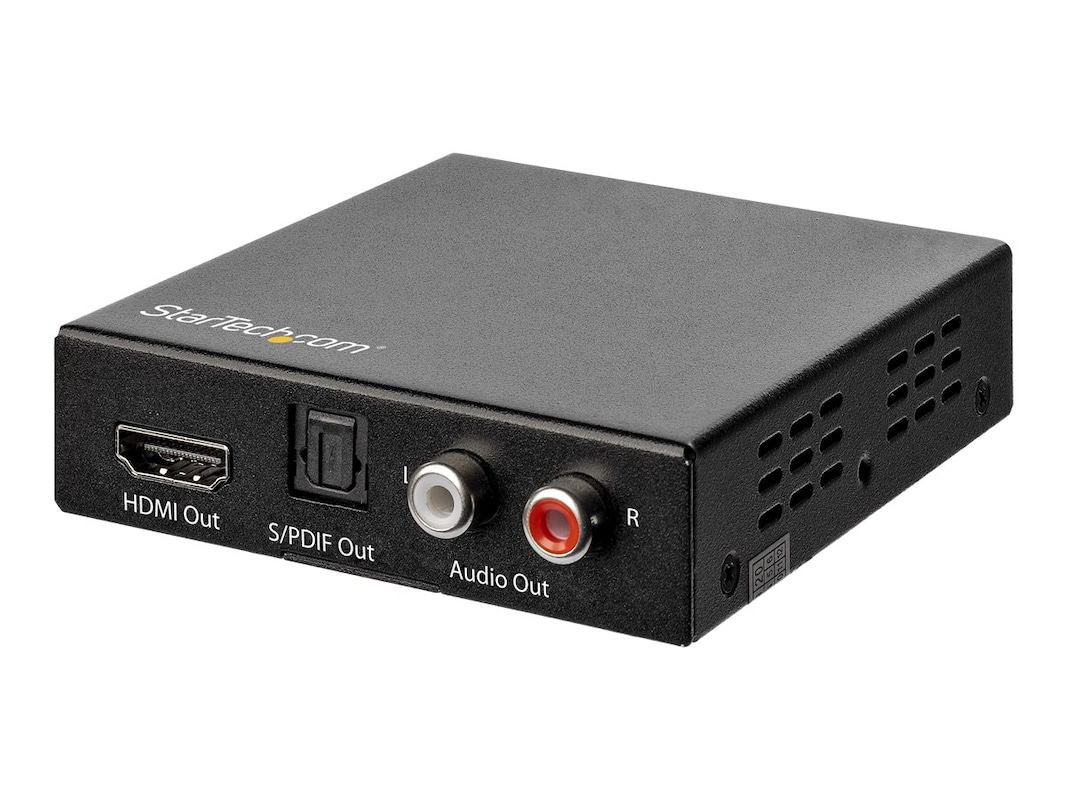 StarTech.com 4K HDMI Audio Extractor 4K 60Hz - HDR - Toslink (HD202A)