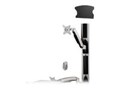 Amer Networks Sit-Stand Combo Workstation Wall Mount System. , AMR1AWSV1, 38296695, Furniture - Miscellaneous