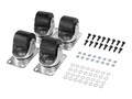CyberPower Carbon Rack Hardware Kit (4) 2 Casters w  Screws, Washers, CRA60002, 33221230, Rack Mount Accessories