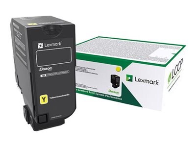 Lexmark Yellow Standard Yield Return Program Toner Cartridge for CS720, CS725 & CX725 Series, 74C1SY0, 31439796, Toner and Imaging Components - OEM