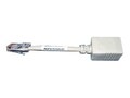 Lantronix Cable Rolled Serial Adapter, 0.1m, ADP010104-01, 6185325, Adapters & Port Converters