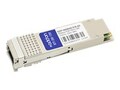 AddOn QSFP+ 10KM PLR4 MPO XCVR 40-GIG PLR4 DOM SMF 1310NM MPO Transceiver for MSA, QSFP-40GBASE-PLR-AO, 32520473, Network Transceivers