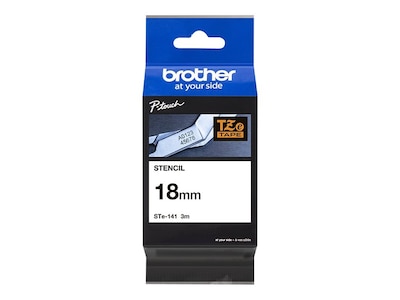 Brother 0.7 Stencil Tape for P-Touch, STE141, 17788906, Paper, Labels & Other Print Media Brother 0.7 Stencil Tape for P-Touch, STE141, 17788906, Paper, Labels & Other Print Media