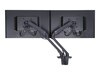 Ergotron MXV Desk Dual Monitor Arm (Matte Black), 45-496-224, 36928054, Stands & Mounts - Desktop Monitors