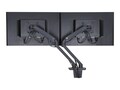 Ergotron MXV Desk Dual Monitor Arm (Matte Black), 45-496-224, 36928054, Stands & Mounts - Desktop Monitors