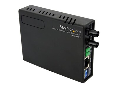 StarTech.com FE RJ-45 to ST MM Fiber Copper Media Converter, MCM110ST2, 10448562, Network Transceivers