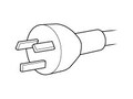 Juniper Networks Power Cord, AC, Australia, C21 , CBL-PWR-C21S-AU, 41119511, Power Cords