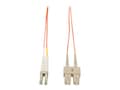 Tripp Lite Fiber Optic Patch Cable, LC-SC, 62.5 125, Duplex, Multimode, 10m, N316-10M, 7373061, Cables Tripp Lite Fiber Optic Patch Cable, LC-SC, 62.5 125, Duplex, Multimode, 10m, N316-10M, 7373061, Cables