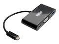 Tripp Lite Thunderbolt 3 USB 3.1 Type C (USB-C) to VGA 1080p Adapter with USB-A Hub and PD Charging, Black, U444-06N-VUB-C, 35501569, Adapters & Port Converters Tripp Lite Thunderbolt 3 USB 3.1 Type C (USB-C) to VGA 1080p Adapter with USB-A Hub and PD Charging, Black, U444-06N-VUB-C, 35501569, Adapters & Port Converters