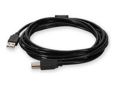AddOn USB 2.0 (A) Male to USB 2.0 (B) Male Cable, White, 3m, USBEXTAB3MW, 41059624, Cables