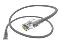 UNC ClearFit Cat6 Snagless Patch Cable, Gray, 5ft, 10030, 11874774, Cables UNC ClearFit Cat6 Snagless Patch Cable, Gray, 5ft, 10030, 11874774, Cables