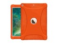 Amzer Shockproof Rugged Silicone Skin Jelly Case for iPad 9.7 (2017  2018) - Orange, 202277                        , 41923110, Carrying Cases - Tablets & eReaders
