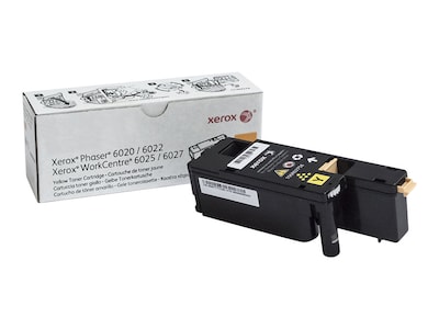 Xerox Yellow Toner Cartridge for Phaser 6022 & WorkCentre 6027, 106R02758, 18441904, Toner and Imaging Components - OEM Xerox Yellow Toner Cartridge for Phaser 6022 & WorkCentre 6027, 106R02758, 18441904, Toner and Imaging Components - OEM