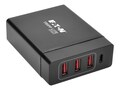 Tripp Lite 4-Port USB Charging Station with USB-C Charging and USB-A Auto-Sensing Ports, U280-004-WS3C1, 33760284, USB & Firewire Hubs