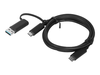 Lenovo Hybrid USB-C with USB-A Cable, Black, 1m, 4X90U90618, 36987370, Cables Lenovo Hybrid USB-C with USB-A Cable, Black, 1m, 4X90U90618, 36987370, Cables