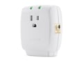 Belkin 1-Outlet 885J Straight Plug Surge Cube w  Wall Mount - White , F9H100-CW, 300259, Surge Suppressors