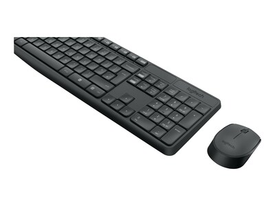 Logitech MK235 Wireless Keyboard & Mouse, Black, 920-007897, 31244307, Keyboard/Mouse Combinations