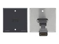 Kramer HDMI F to HDMI F Wall Plat, WP-H1M(WP-HDMI1M)/US(G)       , 41957473, Premise Wiring Equipment