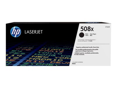 HP 508X High Yield Black LaserJet Toner Cartridge w  JetIntelligence, CF360X, 19055351, Toner and Imaging Components - OEM