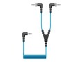 Sennheiser CL 35-Y Dual Locking 3.5mm TRS Male to 3.5mm TRS Male Coiled Y-Cable, 700061, 41773506, Cables