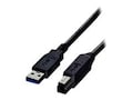 Comprehensive USB 3.0 Cable, USB Type A to USB Type B (M-M), 6ft, USB3-AB-6ST, 14774402, Cables