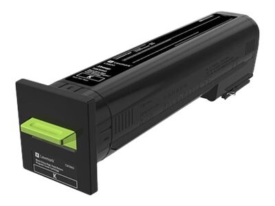 Lexmark Black Extra High Yield Return Program Toner Cartridge for CS820, CX820, CX825 & CX860 Series, 72K1XK0, 31440092, Toner and Imaging Components - OEM
