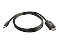 C2G Mini DisplayPort to HDMI M M Adapter Cable, Black, 6ft, TAA, 54421, 34584366, Cables C2G Mini DisplayPort to HDMI M M Adapter Cable, Black, 6ft, TAA, 54421, 34584366, Cables