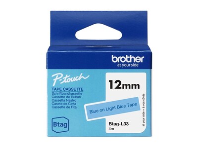 Brother 0.47 IN X 13.1 FT 12 MM X 4 M, BTAGL33                       , 41959725, Paper, Labels & Other Print Media