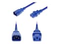 AddOn C14 (M) to C13 (F) Standard Commercial 14AWG PVC SJT Power Cable, Blue, 3ft, ADD-C142C13C14G3FBE , 41980922, Power Cords AddOn C14 (M) to C13 (F) Standard Commercial 14AWG PVC SJT Power Cable, Blue, 3ft, ADD-C142C13C14G3FBE , 41980922, Power Cords
